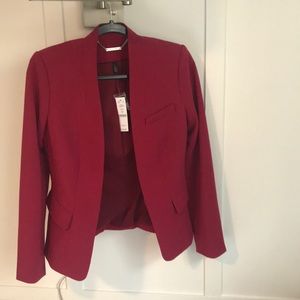 NWT - White House Black Market red blazer Sz2